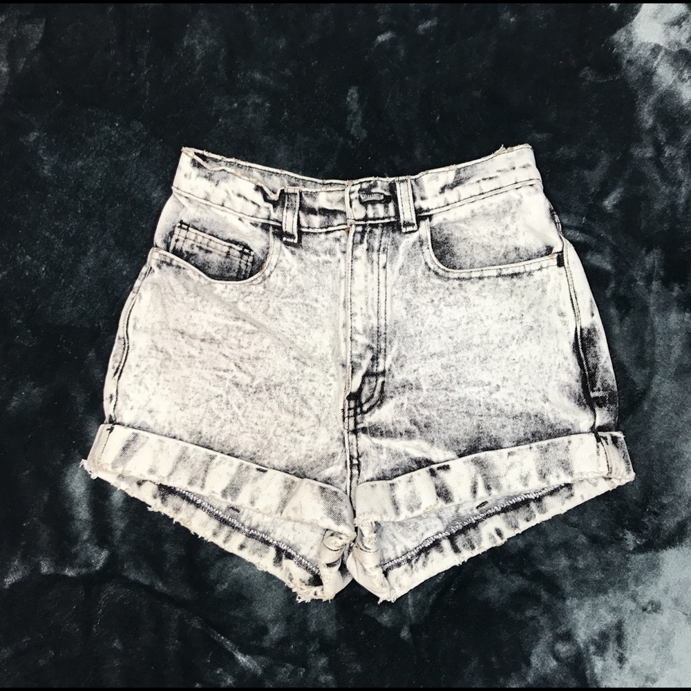 American Apparel Acid Washed Shorts
